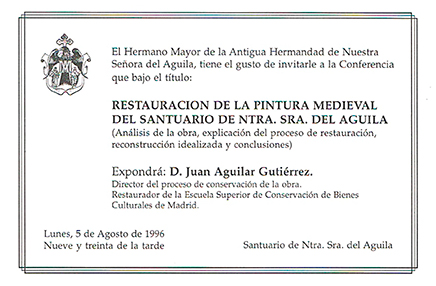 invitacion a la conferencia sobre la pintura mural